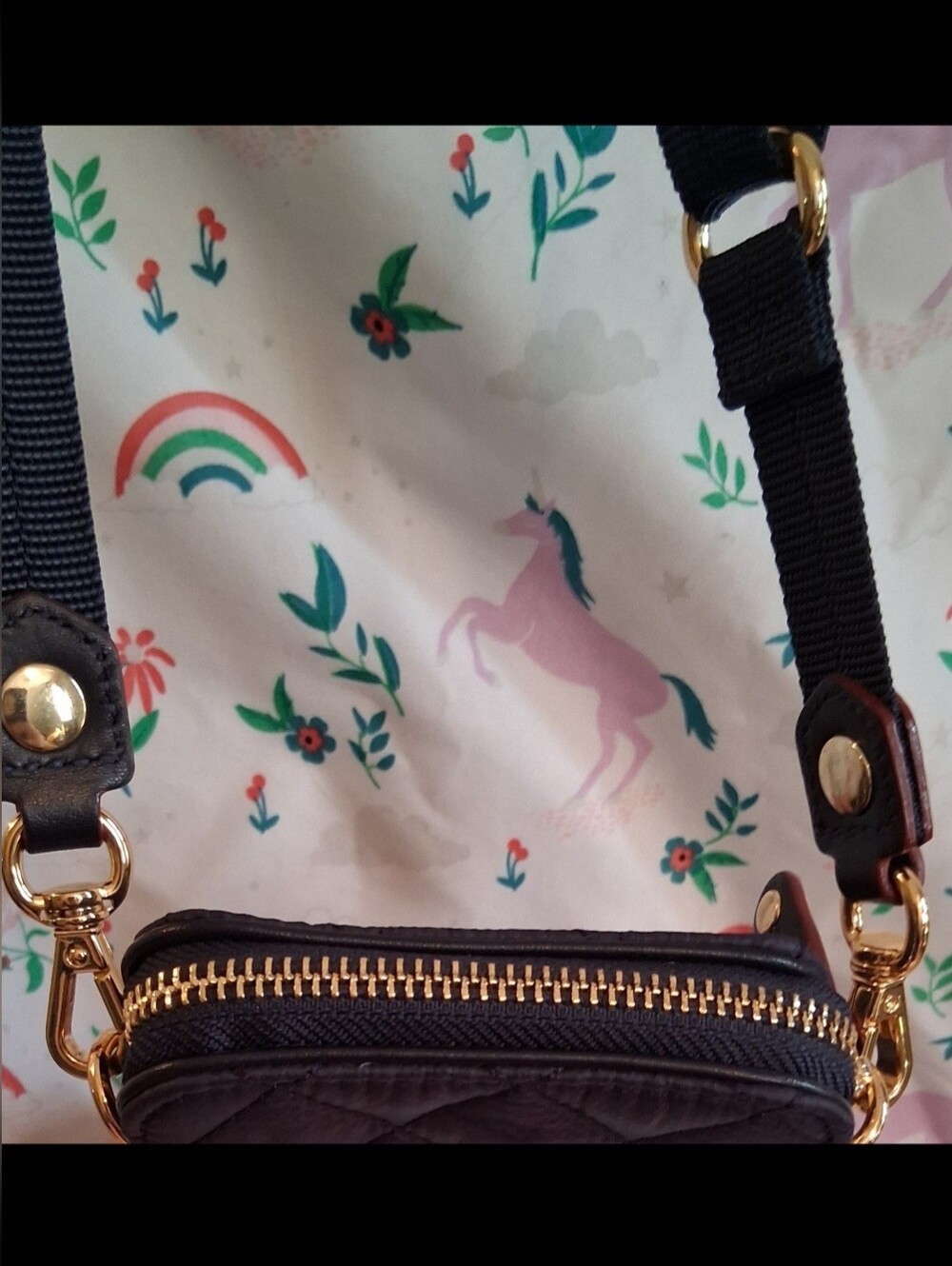 NWOT MZ Wallace Crosby Micro Navy Plush Quilt Casual Everyday Mini Purse Bag - Picture 8 of 13